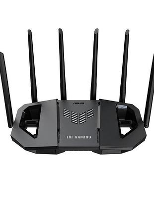 Ігровий бездротовий маршрутизатор asus tuf gaming be6500 з wi-fi 7, 1×wan та 3×lan портами 2.5 гбіт/с black (tuf-be6500)