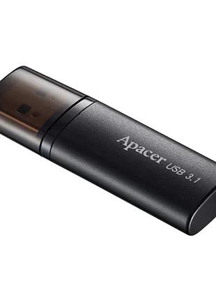 Флешка юсб apacer ah25b 128gb usb flash drive 3.1 память 128 гб black
