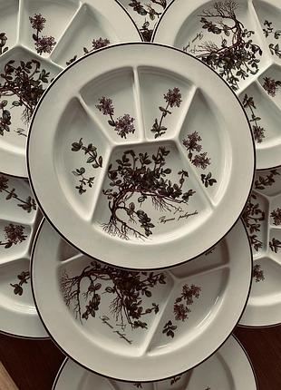 Великі секційні тарілки від villeroy&boch, botanica