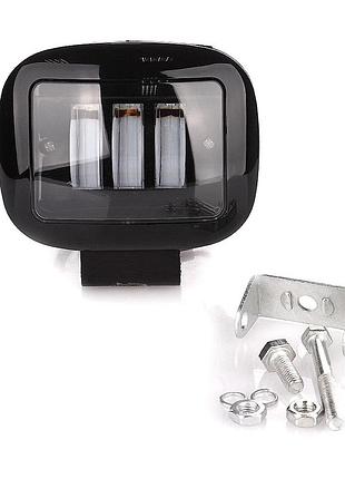 Фара-led квадрат 30w 10w*3 10-30v 120*93*60mm дальнє світло spot 2700lm brevia 10660qlx1