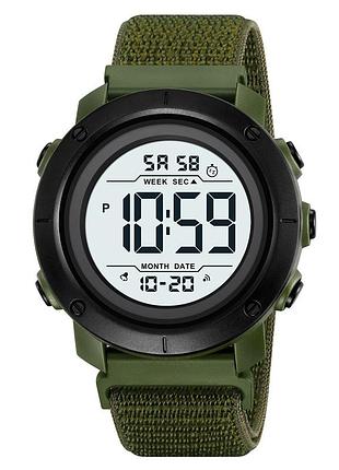 Skmei 2497nagwt army green-wnite