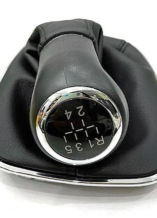 Ручка кпп чохлом opel corsa d 2005-2014 plastic knob 5 speed fxopl-20/5