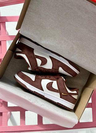 Nike sb dunk low sail dark brown