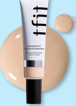 Tfit - radiance fit serum foundation ,тональний крем для вікової шкіри,тональний крем tfit