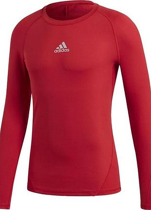 Термобелье верх с длинным рукавом adidas alphaskin cw9490 (l) красная cw9490