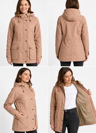 Парка куртка плащ бежевий розмір xs/s від timberland