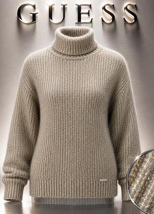 Жіночий светр guess з металізованою ниткою стильний та незвичайний s