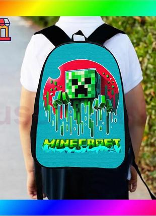 Bs детский рюкзак minecraft best mix крипер 34х27 см городской ранец для мальчика стильный рюкзак для bas77/n