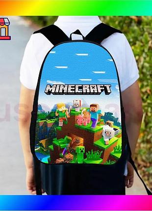 Bs рюкзак детский minecraft best mix 34х27 см черный городской ранец для мальчика с принтом сумка для bas77/n
