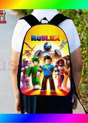 Bs детский рюкзак roblox best mix с принтом 34х27 см черный для мальчика городской ранец для школьных bas77/n