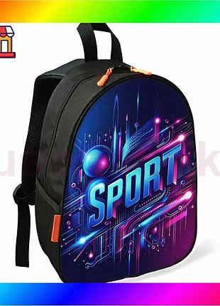 Bs рюкзак детский sport best mix черный для мальчика школьный городской водонепроницаемый для учебнико bas77/n