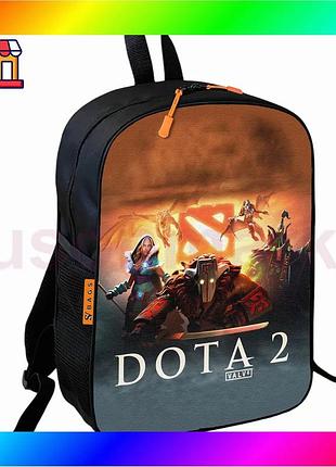 Bs рюкзак шкільний дитячий best mix з принтом dota2 чорний для хлопчика водонепроникний стильний рюкза bas77/n
