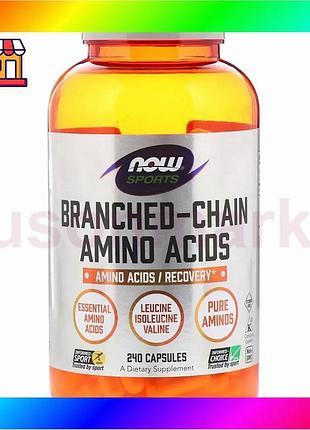 Bs комплекс амінокислот з best mix розгалуженими ланцюгами now foods 240 капсул для спортсменів віднов bas77/n