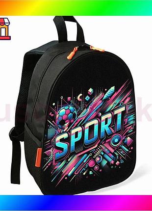 Bs рюкзак детский sport best mix черный для мальчика водонепроницаемый школьный городской с карманом д bas77/n