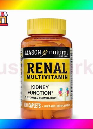 Bs мультивитамины для почек best mix mason natural 100 каплет поддержание здоровья почек витамины для bas77/n