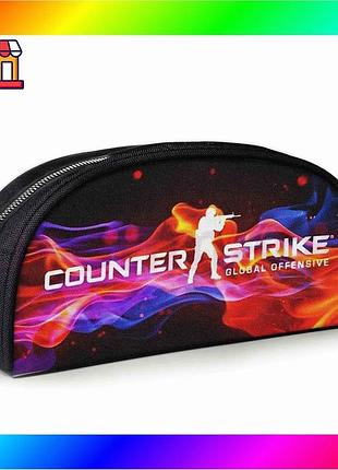 Bs пенал школьный с best mix принтом counter-strike черный для мальчика косметичка для канцелярии bas77/n
