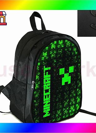 Bs городской рюкзак с best mix принтом minecraft крипер черный для детей и подростков спортивный стиль bas77/n