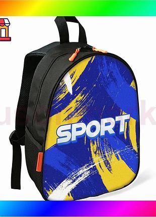 Bs рюкзак дитячий sport best mix для хлопчика чорний водонепроникний шкільний рюкзак для навчання та п bas77/n