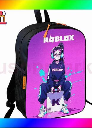 Bs детский школьный рюкзак best mix roblox черный 36х27 см для девочки стильный рюкзак для обучения и bas77/n