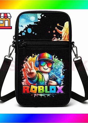 Bs сумка-чохол для телефону best mix roblox дитяча водонепроникна міні-сумка через плече для хлопчиків bas77/n