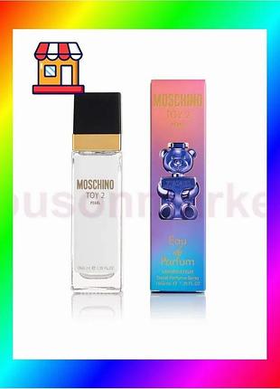 Bs парфюм унисекс moschino best mix toy 2 pearl 40 мл аромат для жінок квітковий фруктовий парфумовани bas77/n