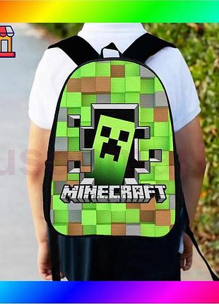 Bs рюкзак дитячий minecraft best mix 34х27см водонепроникний ранець для хлопчика міський рюкзак з прин bas77/n