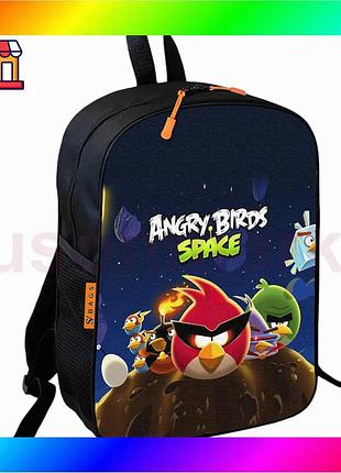 Bs школьный рюкзак angry best mix birds 36х27 см для девочки мальчика водонепроницаемый универсальный bas77/n