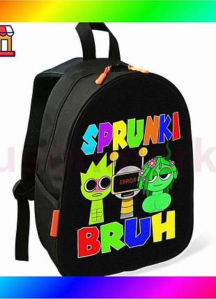 Bs рюкзак sprunki школьный best mix школьный 34х27х13 см черный для мальчика девочки стильный рюкзак д bas77/n