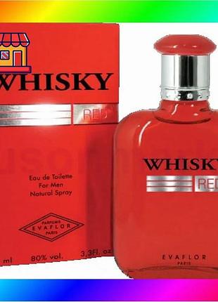 Bs evaflor whisky red best mix туалетная вода 100мл мужская парфюмерия для осеннего вечера с ванилью и bas77/n