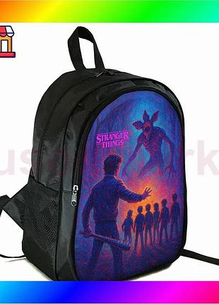 Bs рюкзак школьный подростковый best mix stranger things черный для мальчика девочки два отделения вод bas77/n