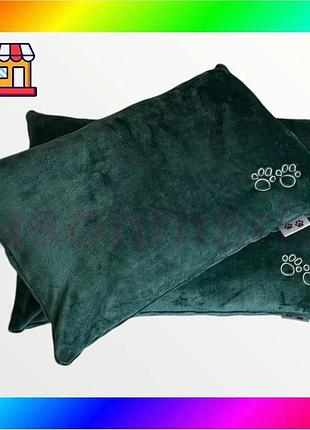 Bs подушка ecotton for best mix pets 40х60 см atlantic зеленый для собак и кошек антиаллергенная мягка bas77/n