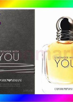 Bs giorgio armani emporio best mix armani stronger with you edt 100ml оригінальний парфум для чоловікі bas77/n