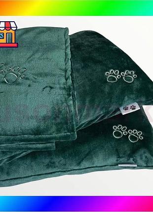 Bs комплект ecotton для best mix домашних животных дорожная подушка плед well soft xl для собак и коше bas77/n