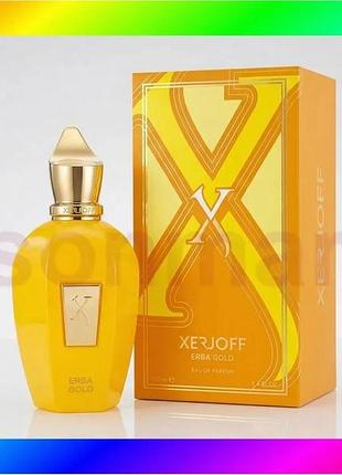 Bs xerjoff erba gold best mix парфуми 100 мл унисекс аромат для жінок і чоловіків парфумована вода bas77/n