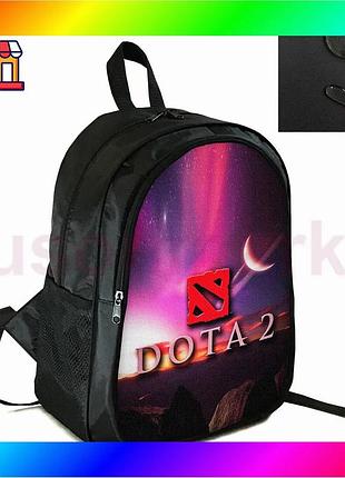 Bs рюкзак городской школьный best mix dota 2 черный для детей подростков спортивный для обучения и пов bas77/n