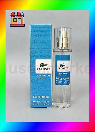Bs lacoste essential sport best mix 55 мл чоловічий парфюм фужерний аромат для активного чоловіка духи bas77/n