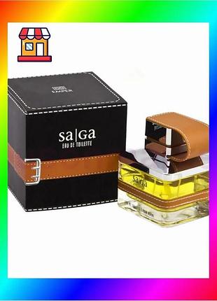 Bs туалетная вода saga best mix emper men 100 мл мужской аромат для романтиков свежий древесный парфюм bas77/n