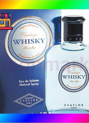 Bs evaflor whisky vintage best mix edt 100ml мужская туалетная вода аромат для настоящих мужчин духи bas77/n