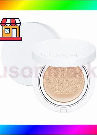 Bs увлажняющий кушон missha best mix spf50 pa+++ для проблемної шкіри з протизапальною дією тон 23 15g bas77/n