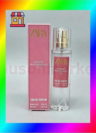 Bs парфюмерная вода zara best mix cherry watermelon ice 55 мл женская фруктовая парфюмерия для лета св bas77/n