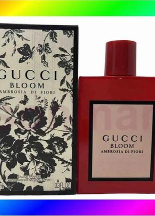 Bs gucci bloom ambrosia best mix di fiori парфумована вода 100ml жіноча туалетна вода аромат для жінок bas77/n