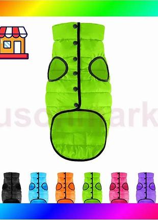 Bs курточка для собак best mix airyvest one, размер xs 25 салатовый bas77/n