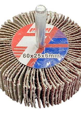 Круг лепестковый в оправке sprut 60 x 25мм x р80 (п-klo-14130)