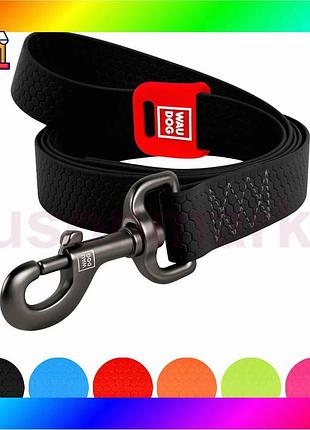 Bs повідець для собак best mix водостійкий waudog waterproof, s, ш 15 мм, дл 500 cм, чорний bas77/n