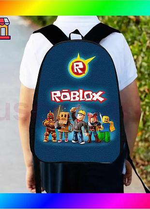 Bs рюкзак дитячий roblox best mix 34х27см міський ранець для хлопчика з принтом стильний рюкзак для шк bas77/n
