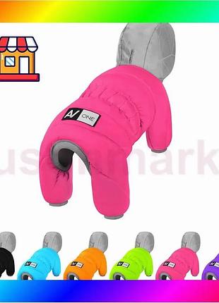Bs комбинезон для собак best mix airyvest one, размер xs 25 розовый bas77/n