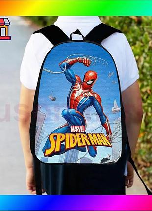 Bs рюкзак дитячий spiderman best mix 34х27 см міський рюкзак для хлопчика з принтом стильний ранець bas77/n
