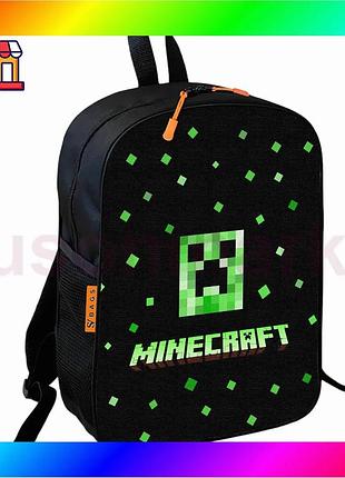 Bs рюкзак школьный детский best mix minecraft с черным принтом для мальчика универсальный рюкзак для ш bas77/n
