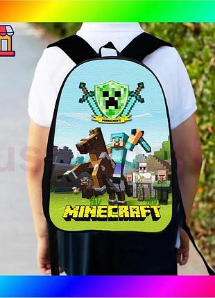 Bs рюкзак детский minecraft best mix 34х27см городской рюкзак для мальчика с принтом стильный ранец дл bas77/n