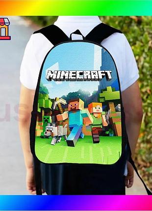Bs рюкзак дитячий minecraft best mix 34х27 см міський ранець для хлопчика з принтом стильний рюкзак дл bas77/n